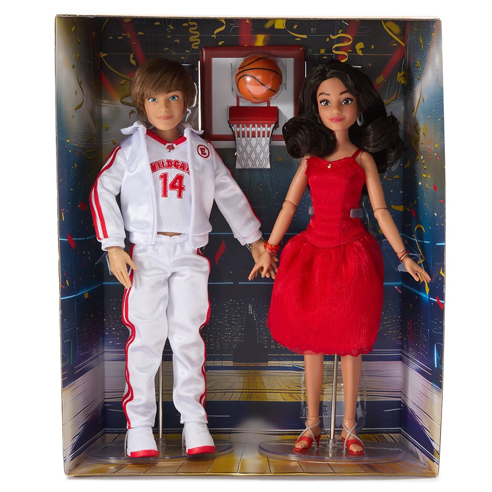 Troy Bolton and Gabriella Montez Limited Edition Collector Doll Set &ndash; High School Musical 20th Anniversary &ndash; 11 1/2''