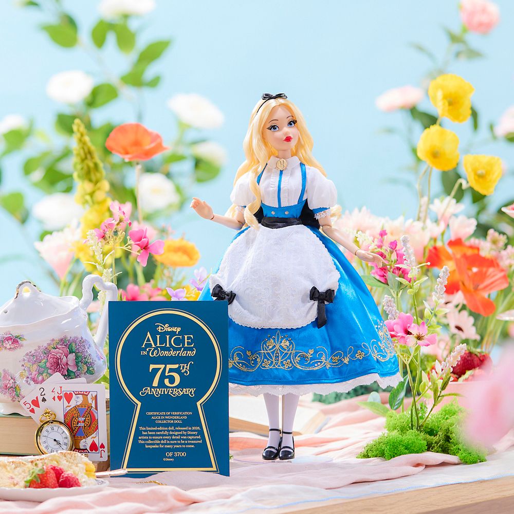 Alice in Wonderland 75th Anniversary Limited Edition Doll &ndash; 16 1/2''