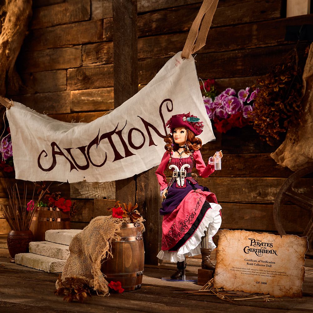 Redd Limited Edition Doll &ndash; Pirates of the Caribbean &ndash; 16'' &ndash; D23: The Ultimate Disney Fan Event