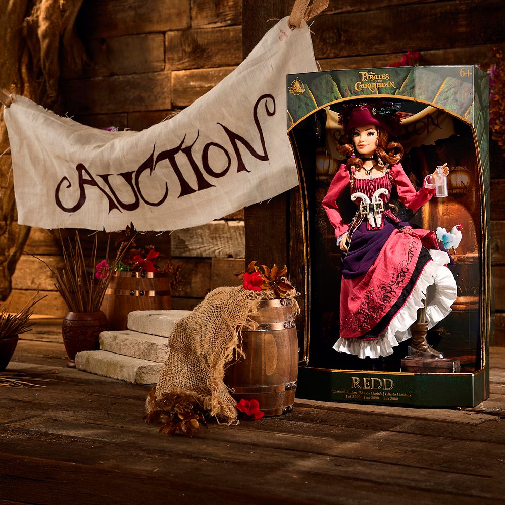 Куклы Disney Redd Limited Edition Doll – Pirates of the Caribbean – 16'' – D23: The Ultimate Disney Fan Event — фото 8