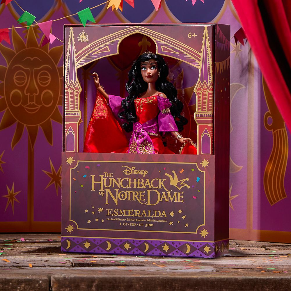 Куклы Disney Esmeralda Limited Edition Doll – The Hunchback of Notre Dame 30th Anniversary – 16'' – D23: The Ultimate Disney Fan Event — фото 8