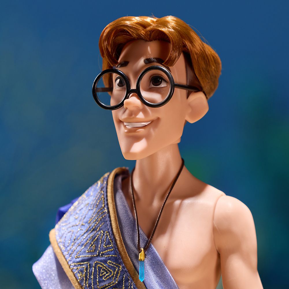 Milo Thatch and Princess Kida Limited Edition Doll Set &ndash; Atlantis: The Lost Empire 25th Anniversary &ndash; 17'' &ndash; D23: The Ultimate Disney Fan Event