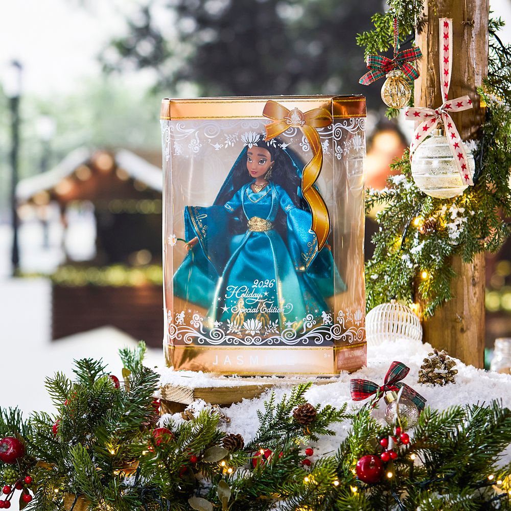 Jasmine Holiday Special Edition 2026 Doll &ndash; Aladdin &ndash; 11 1/2''
