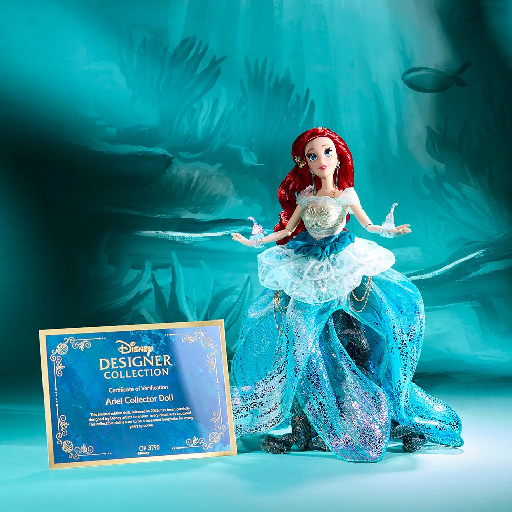 Ariel Limited Edition Doll &ndash; The Little Mermaid &ndash; Disney Designer Collection&ndash; 11 1/2''