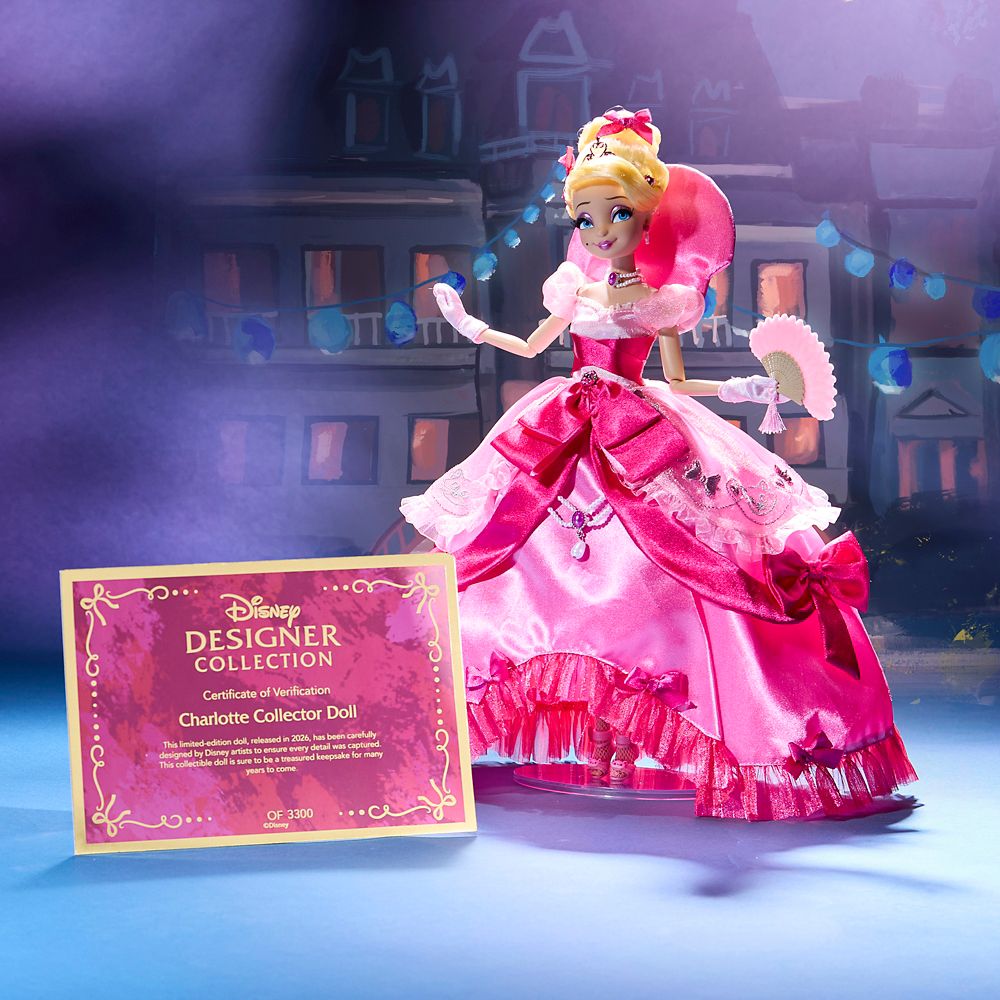 Charlotte Limited Edition Doll &ndash; The Princess and the Frog &ndash; Disney Designer Collection&ndash; 11 1/2''