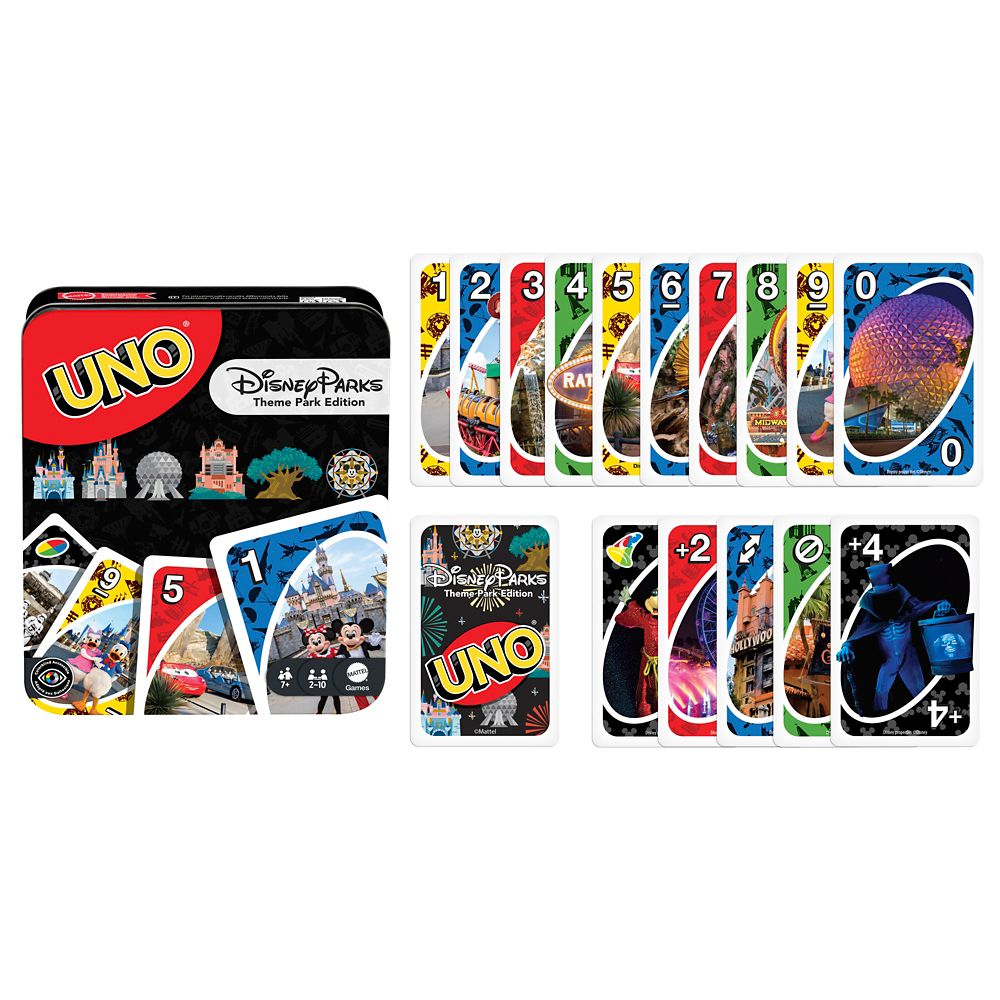Disney Parks Theme Park Edition UNO Card Game