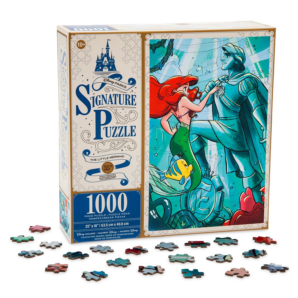 The Little Mermaid 35th Anniversary Disney Parks Signature Puzzle