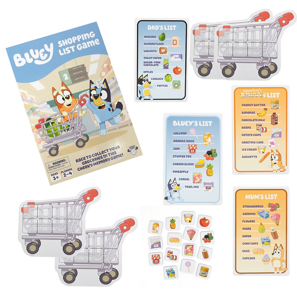 Bluey Shopping List Game Official shopDisney