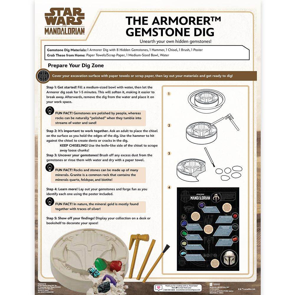 The Armorer Gemstone Dig Kit - Star Wars The Mandalorian