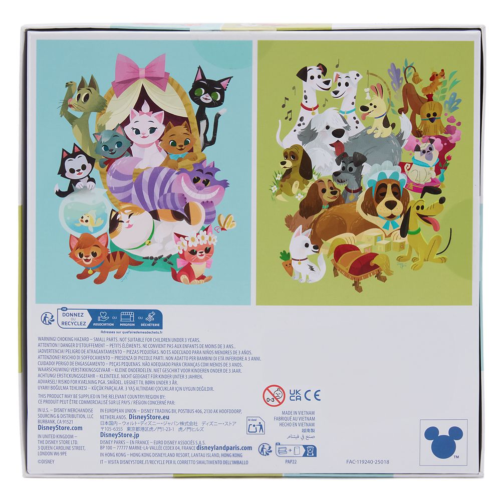 Disney Cats and Dogs Double-Sided Puzzle