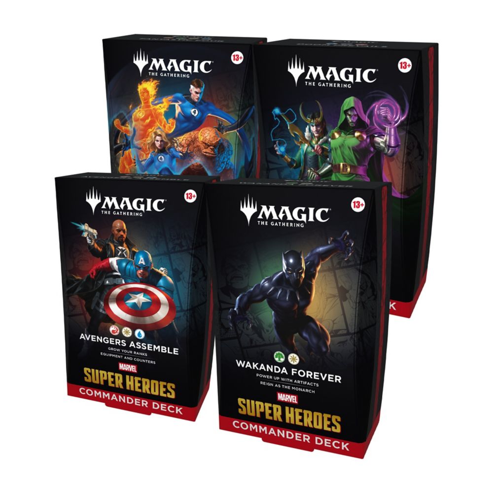 Marvel Super Heroes Magic: The Gathering Collectible Card Game &ndash; Commander Deck Bundle