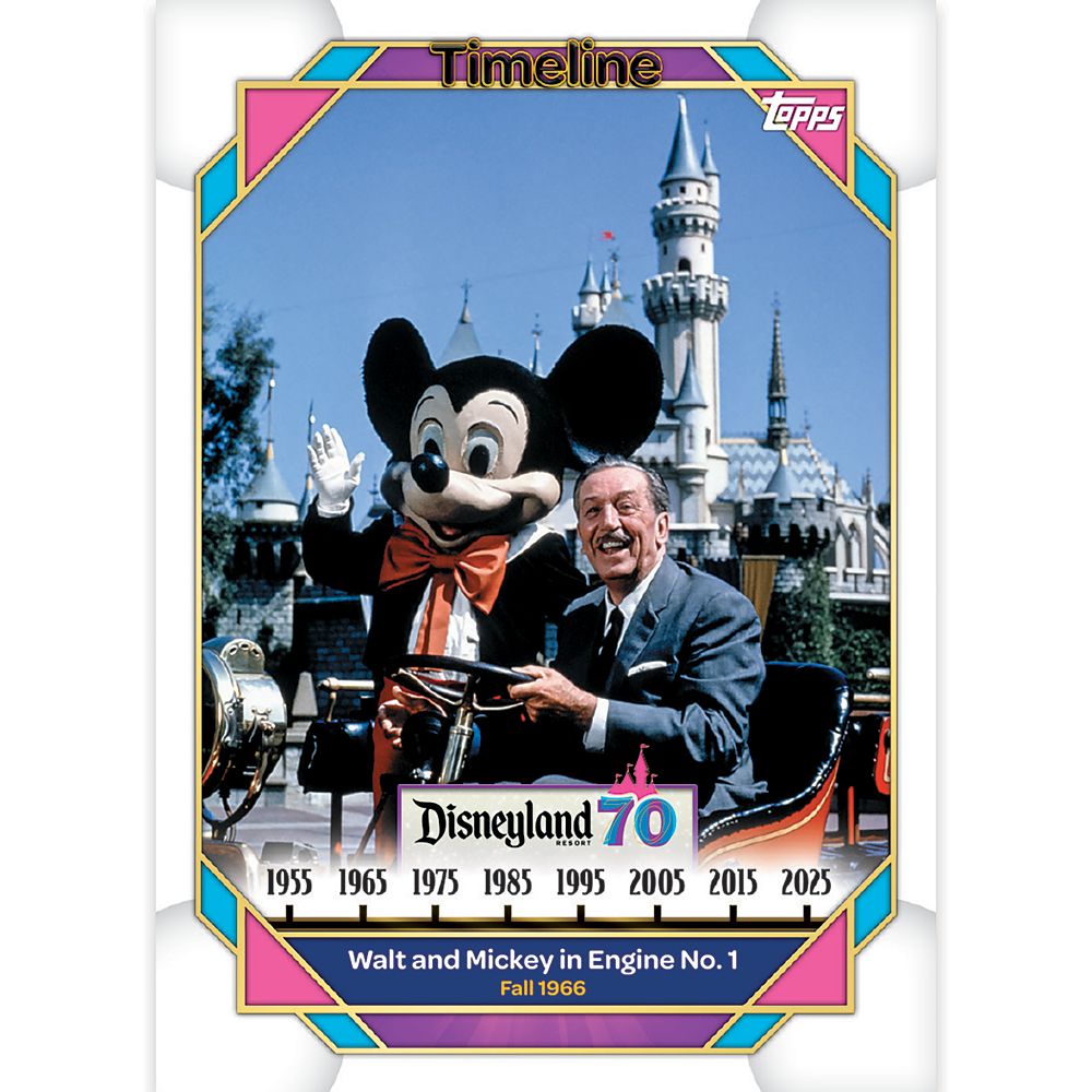 Disneyland 70th Anniversary Trading Cards by Topps