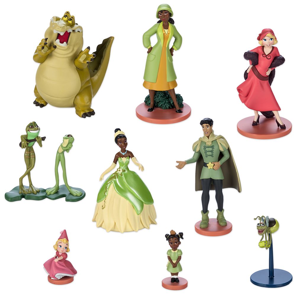 Princess and the frog figure set on sale