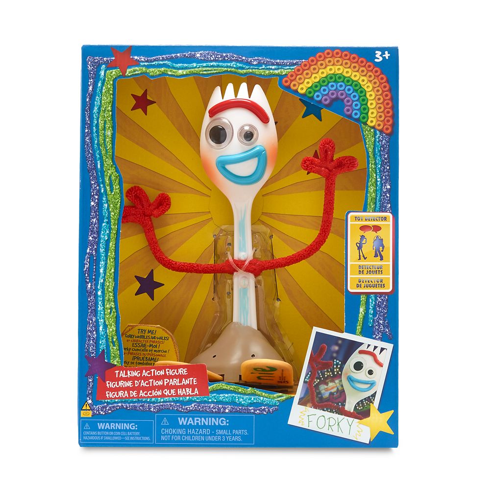 Forky Interactive Talking Action Figure &ndash; Toy Story &ndash; 7''