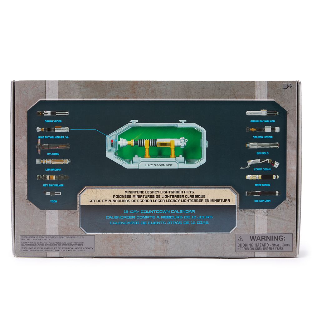Miniature Legacy LIGHTSABER Hilts Countdown Calendar – Star