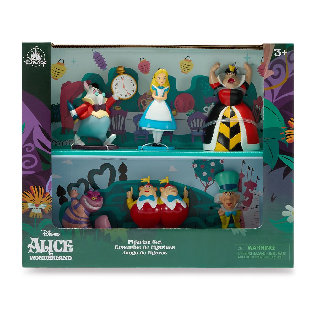 Alice In Wonderland Figurine Play Set