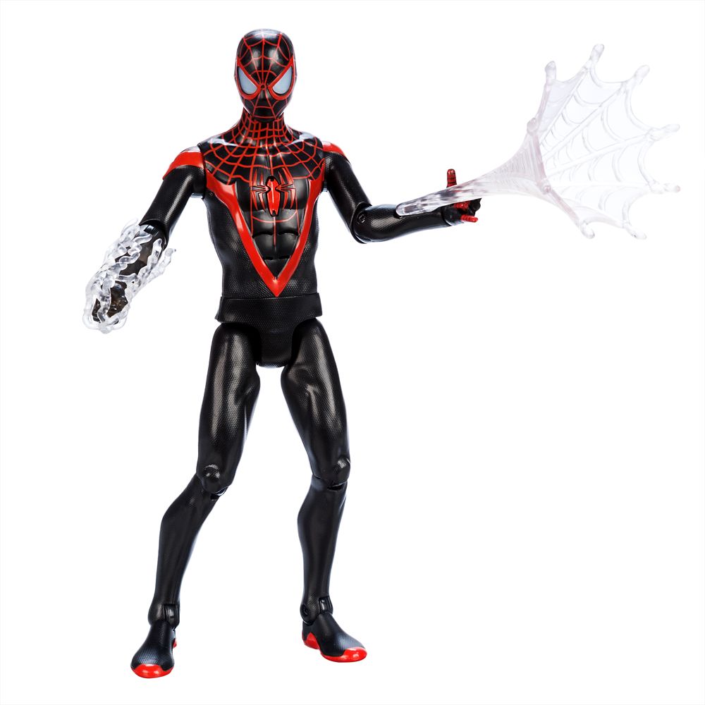 Miles Morales Spider-Man Talking Action Figure Marvel Power Icons Official shopDisney