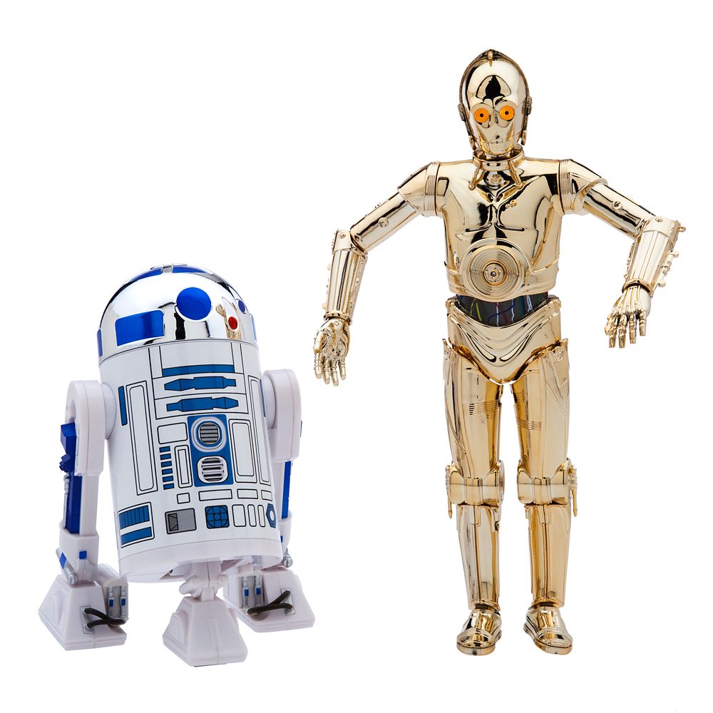 C-3PO and R2-D2 Talking Action Figure Set – Classic Edition – Star Wars |  Disney Store