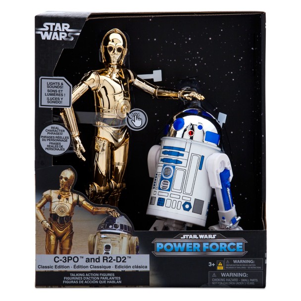 C-3PO and R2-D2 Talking Action Figure Set – Classic Edition C-3PO and R2-D2 Talking Action Figure Set – Classic Edition