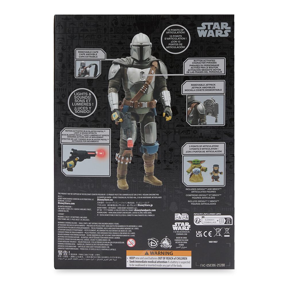 The Mandalorian Talking Action Figure - 10'' - Star Wars The Mandalorian and Grogu