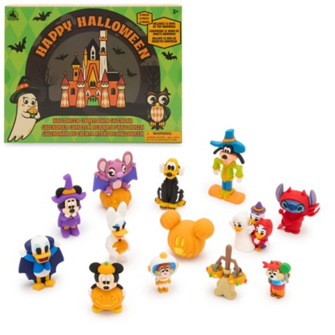 Disney Halloween Countdown Calendar Figurine Set