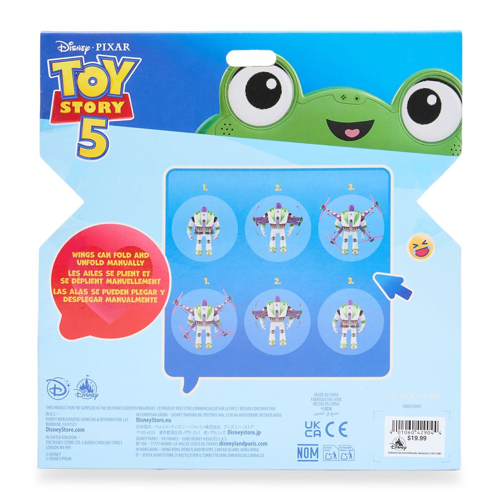 Buzz Lightyear Transforming Action Figure &ndash; Toy Story 5 &ndash; 7''