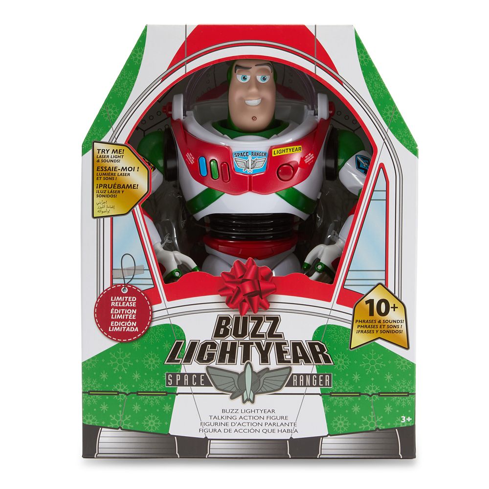 Buzz Lightyear Christmas Talking Action Figure &ndash; Toy Story &ndash; 12'' &ndash; Limited Release