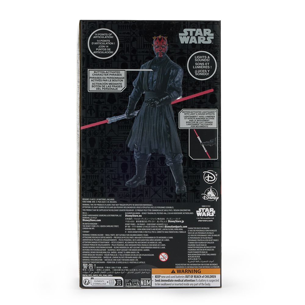 Darth Maul Talking Action Figure &ndash; 10'' &ndash; Star Wars: Power Force