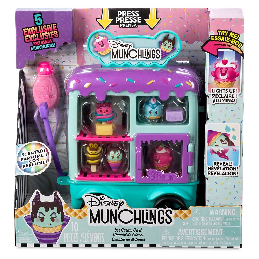Disney Munchlings Ice Cream Cart Play Set