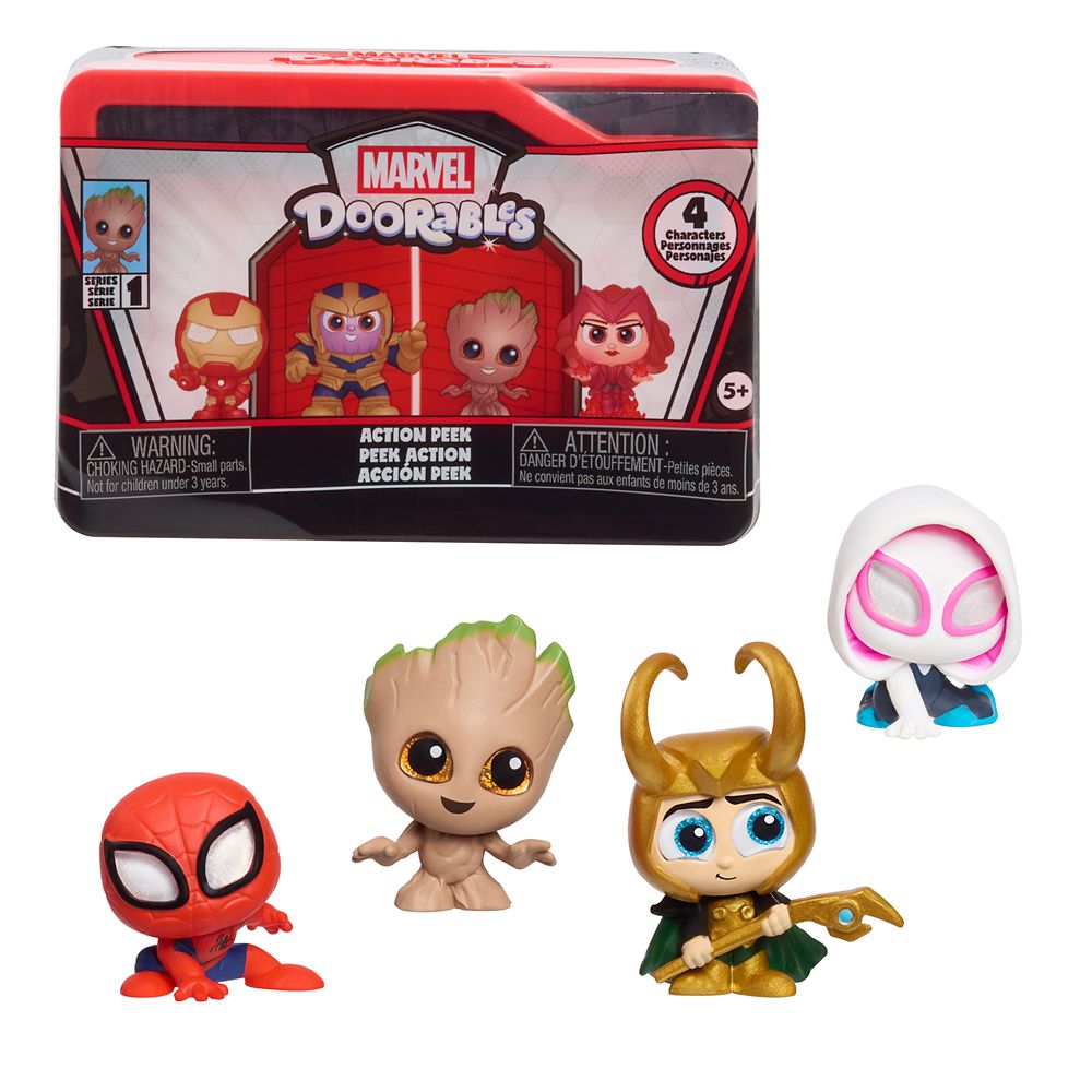 Marvel Doorables Action Peek Figure Set Official shopDisney