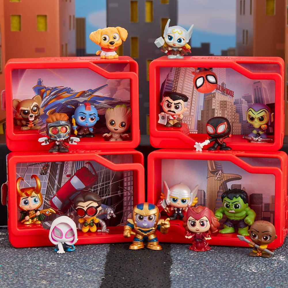 Marvel Doorables Action Peek Figure Set