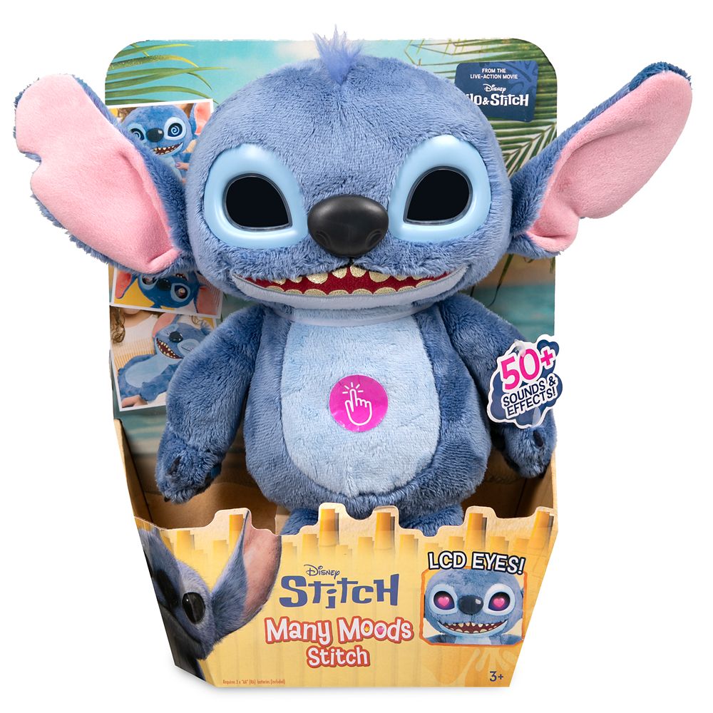 Many Moods Stitch Talking Plush by Just Play - Lilo & Stitch - 13''