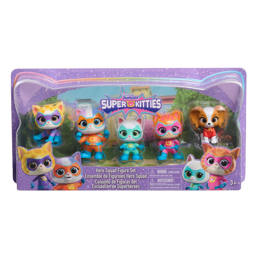 SuperKitties Hero Squad Figure Set