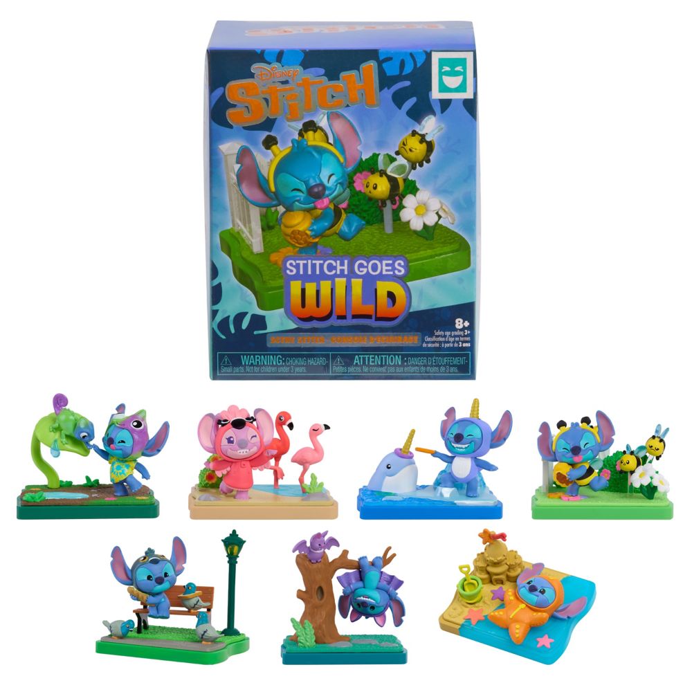 Stitch Goes Wild Scene Setter Mystery Vinyl Figure &ndash; Lilo & Stitch