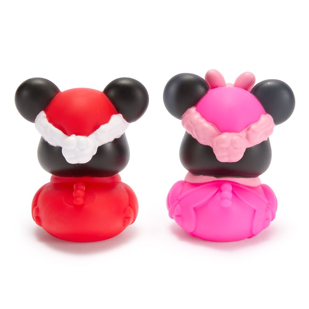 Mickey and Minnie Mouse Holiday Rubber Duck Set by Duckalooz