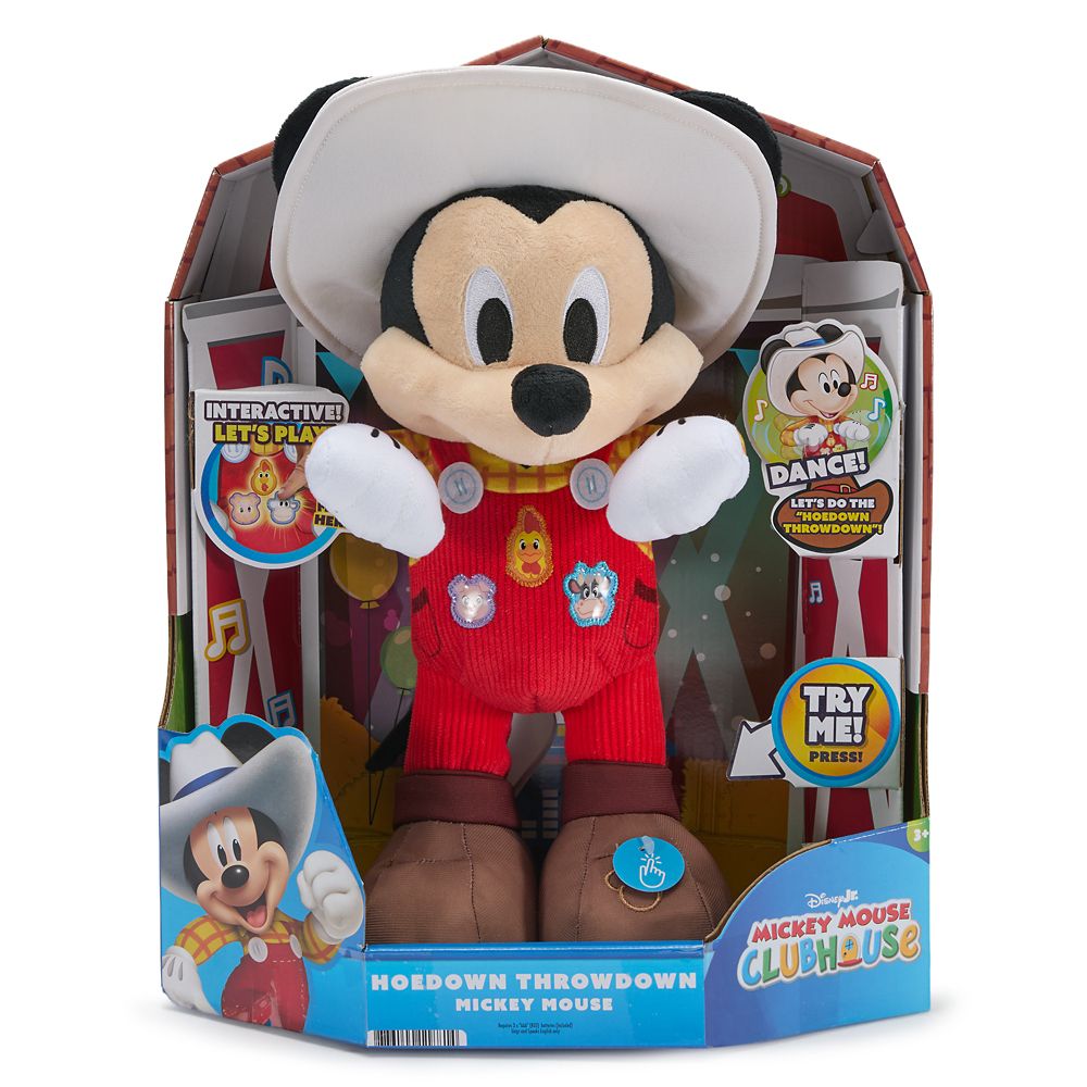 Mickey Mouse Hoedown Throwdown Interactive Plush &ndash; Mickey Mouse Clubhouse