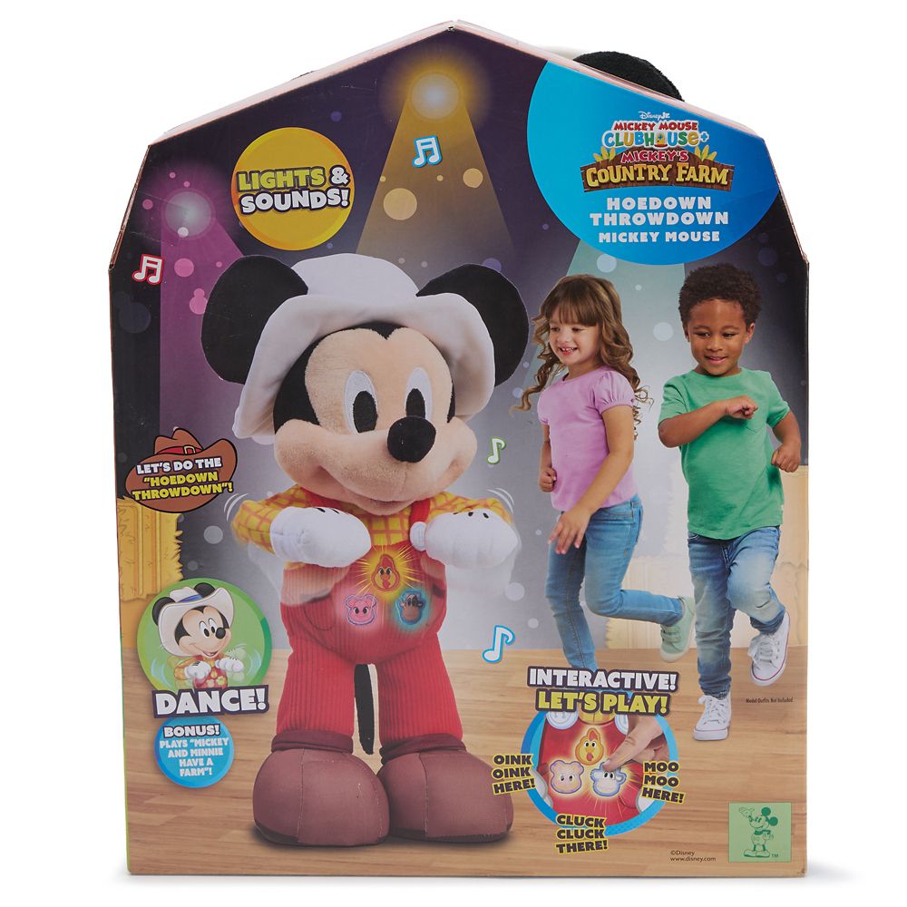 Mickey Mouse Hoedown Throwdown Interactive Plush &ndash; Mickey Mouse Clubhouse