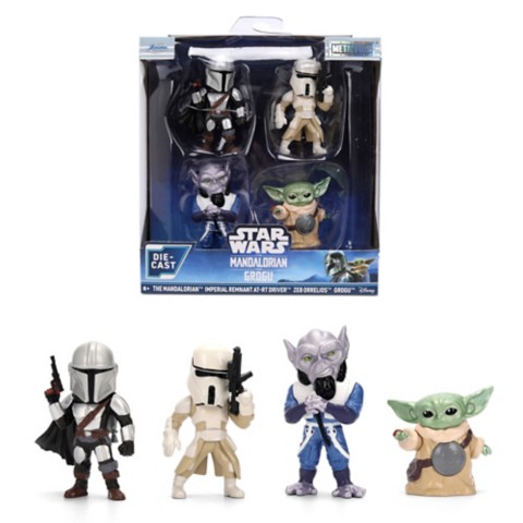 Фигурки Jada Star Wars: The Mandalorian and Grogu Die-Cast Figure Set by