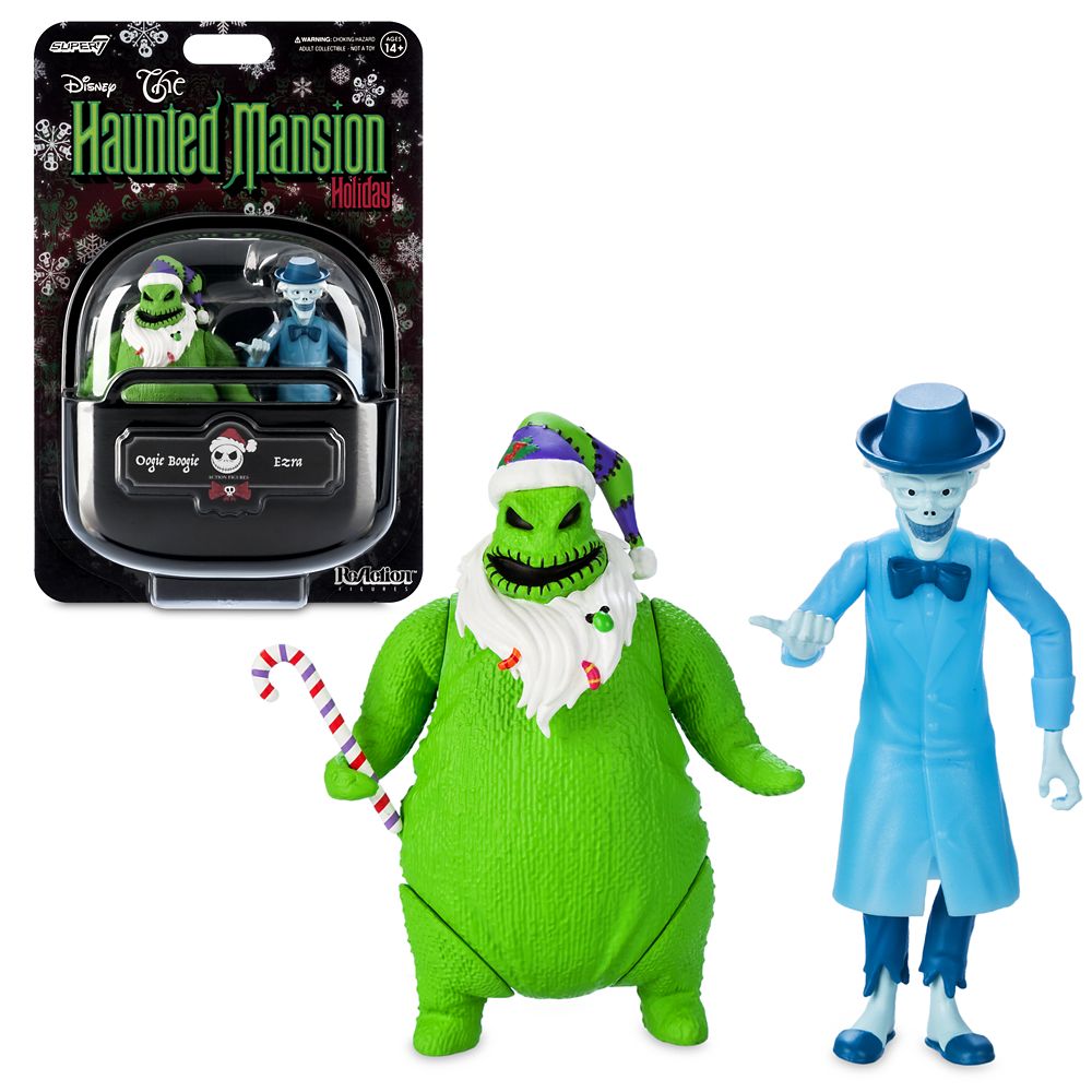 Oogie Boogie and Ezra Action Figure Set by Super7 The Haunted Mansion Holiday Official shopDisney