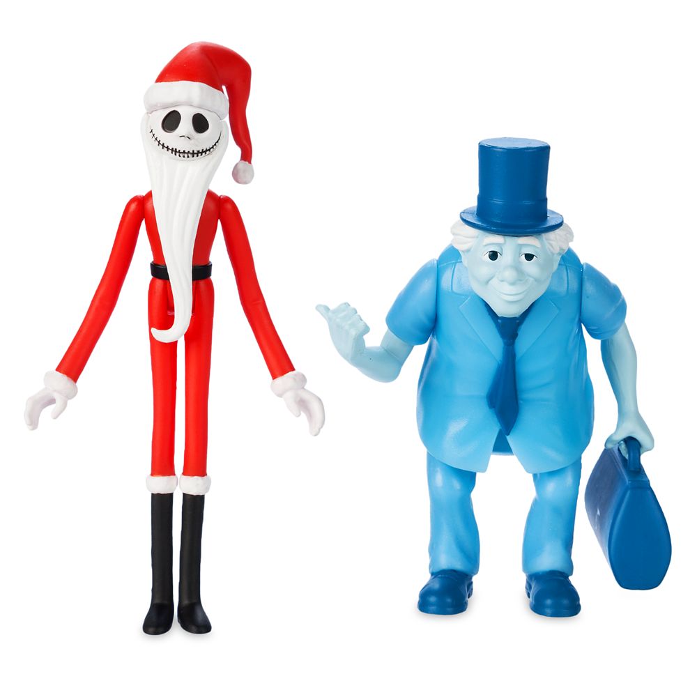 Santa Jack Skellington and Phineas Action Figure Set by Super7 &ndash; The Haunted Mansion Holiday