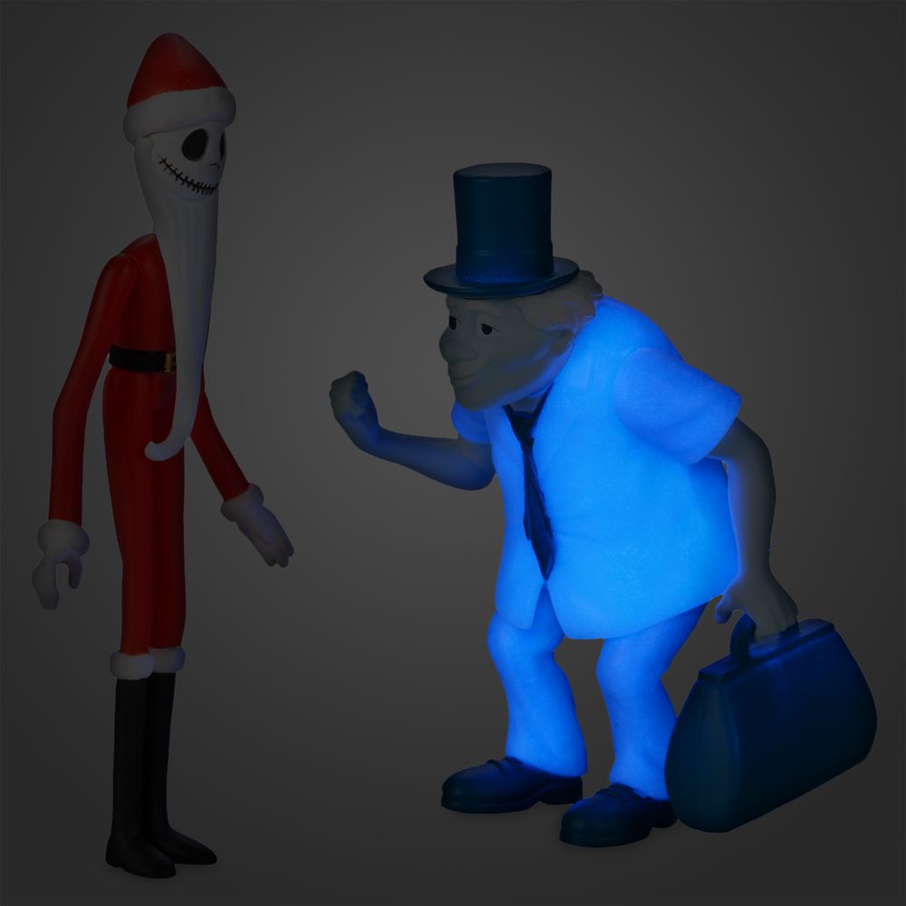 Santa Jack Skellington and Phineas Action Figure Set by Super7 &ndash; The Haunted Mansion Holiday