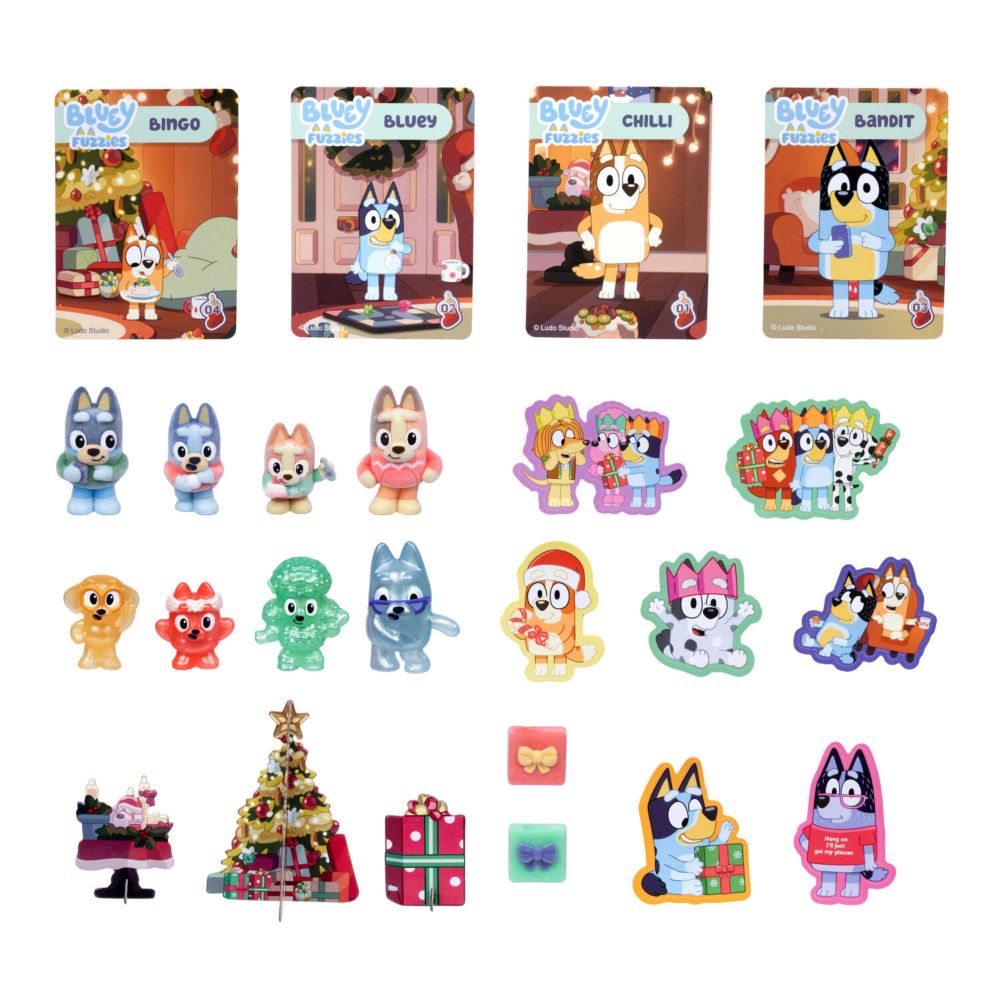 Bluey Fuzzies:  Friends & Family Pack &ndash; Series 1