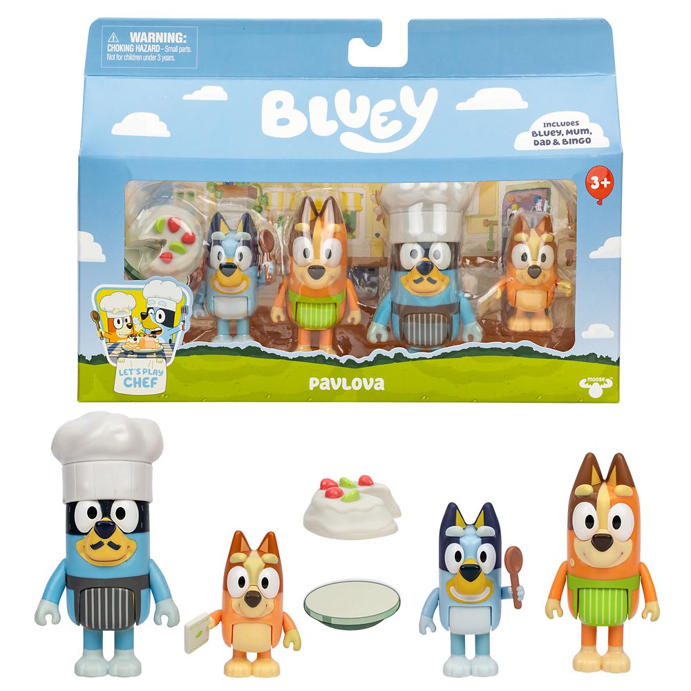 Bluey Pavlova Figure Set