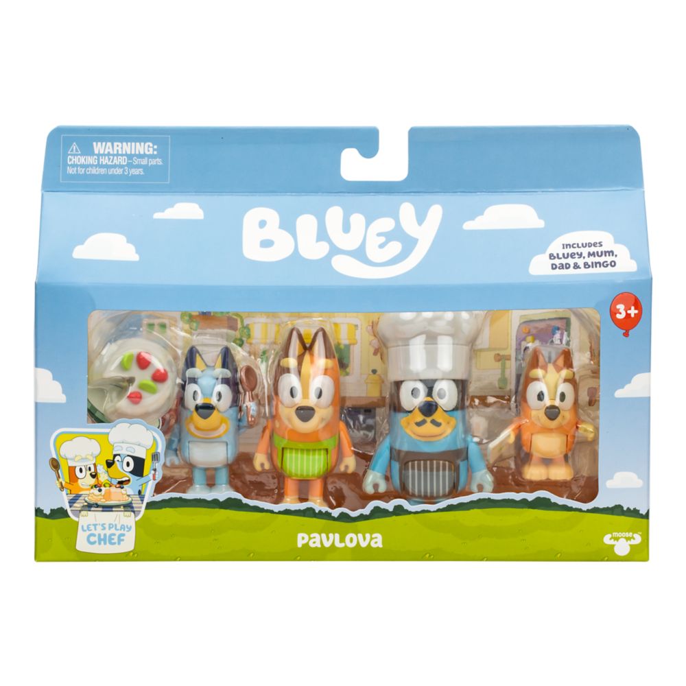 Bluey Pavlova Figure Set