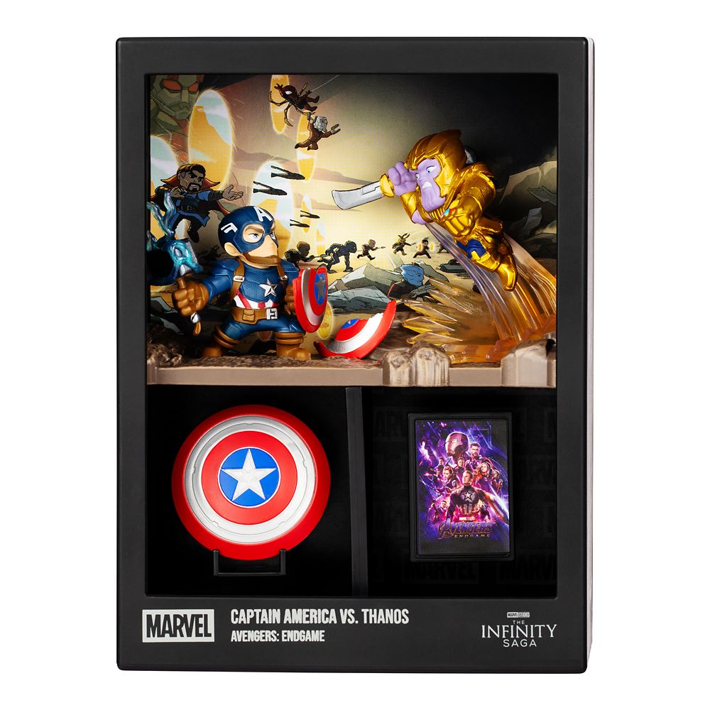 Captain America vs. Thanos Marvel FANDROP Figure Set Marvels Avengers: Endgame Official shopDisney