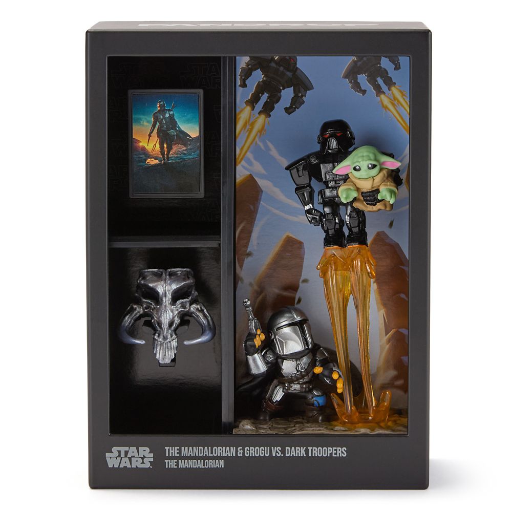 The Mandalorian & Grogu vs. Dark Troopers Star Wars FANDROP Figure Set &ndash; Star Wars: The Mandalorian