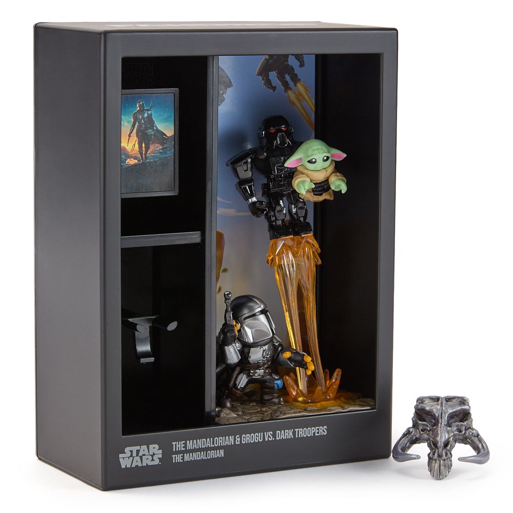The Mandalorian & Grogu vs. Dark Troopers Star Wars FANDROP Figure Set &ndash; Star Wars: The Mandalorian