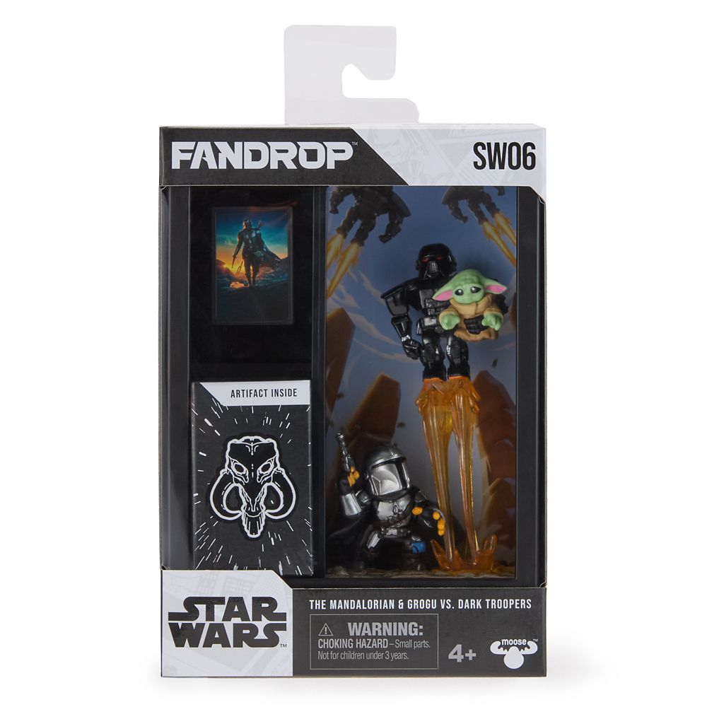 The Mandalorian & Grogu vs. Dark Troopers Star Wars FANDROP Figure Set &ndash; Star Wars: The Mandalorian