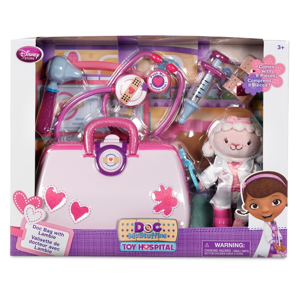 Doc McStuffins Toy Hospital Doctor's Bag with Lambie Plush Play Set Doc McStuffins Toy Hospital Doctor's Bag with Lambie Plush Play Set