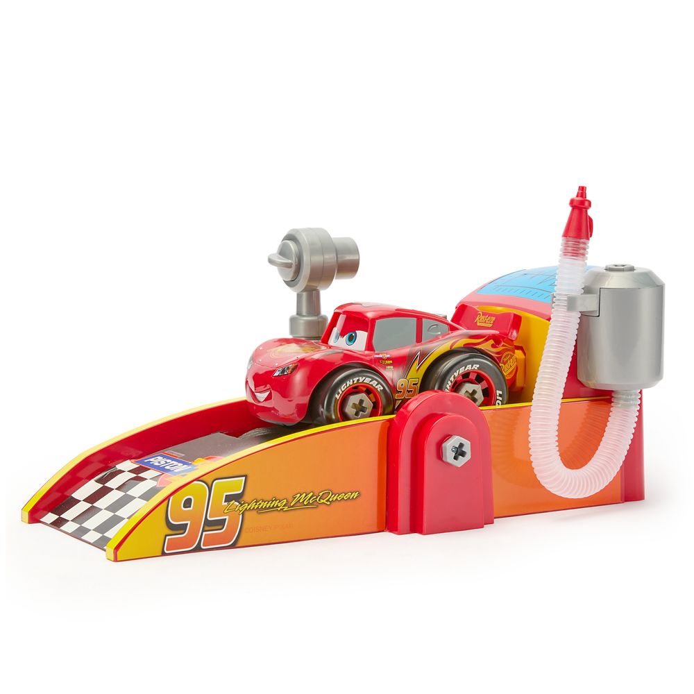 Lightning McQueen Mechanic Shop & Launcher Play Set Official shopDisney